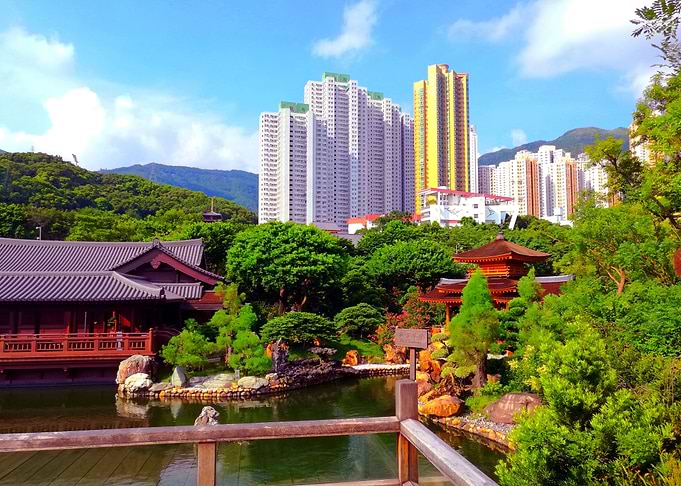 Nan Lian Garden view in HK