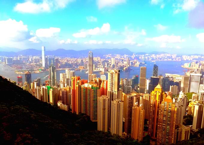 Victoria Peak View in HK