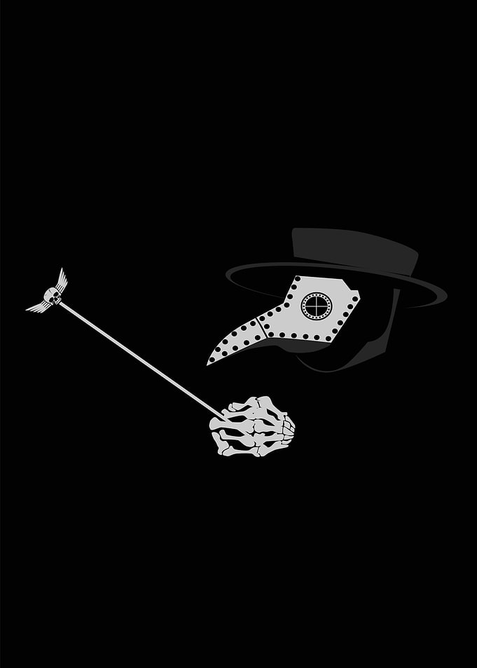 Plague docor black