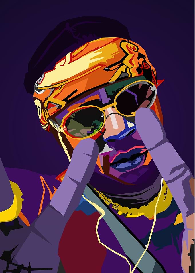 2 Chainz WPAP Pop Art