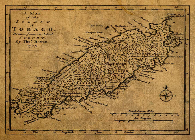Map of Tobago 1789