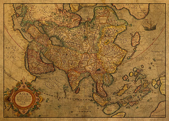 Map of Asia 1620