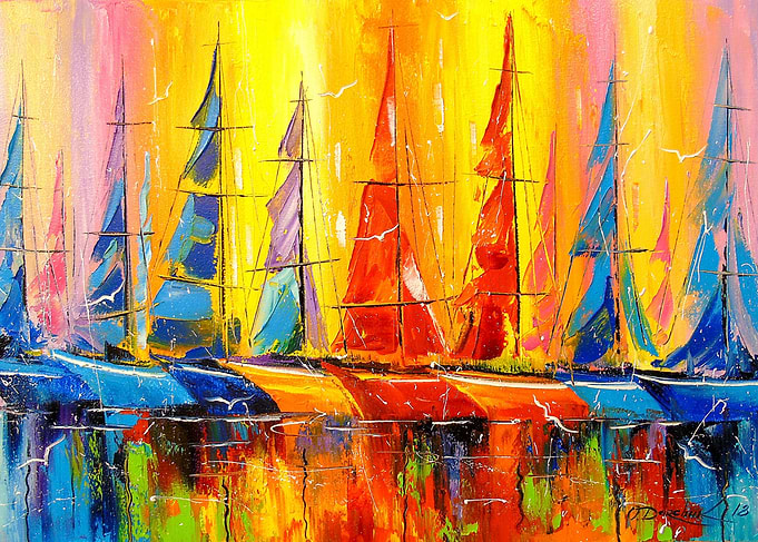 Rainbow boats