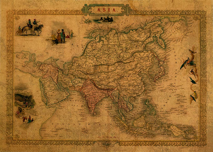 Map of Ancient Asia