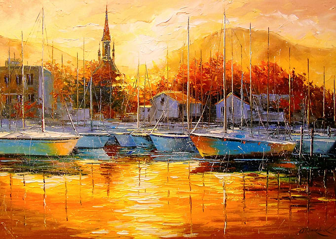 Sunset in the Turkish Bay