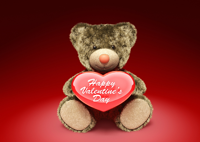 Cute fury teddy bear