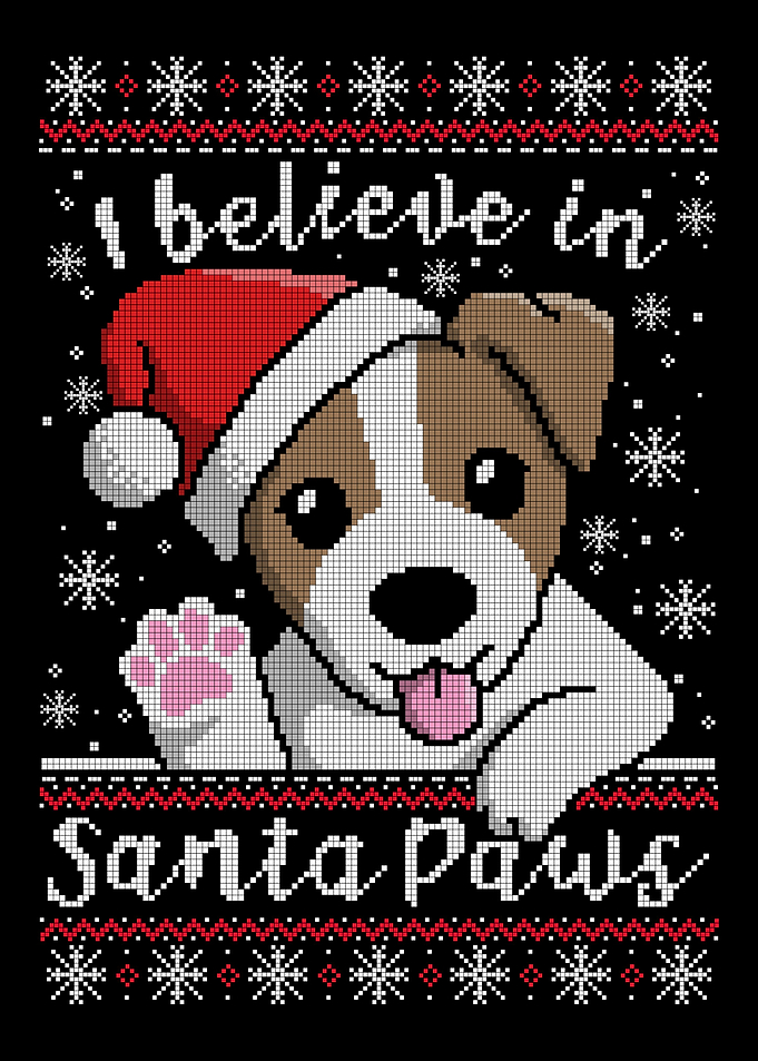 I believe in santa paws