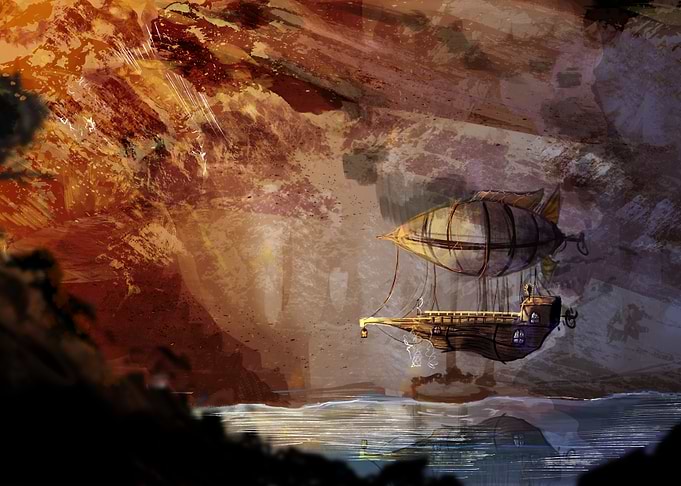 Drifting Ship