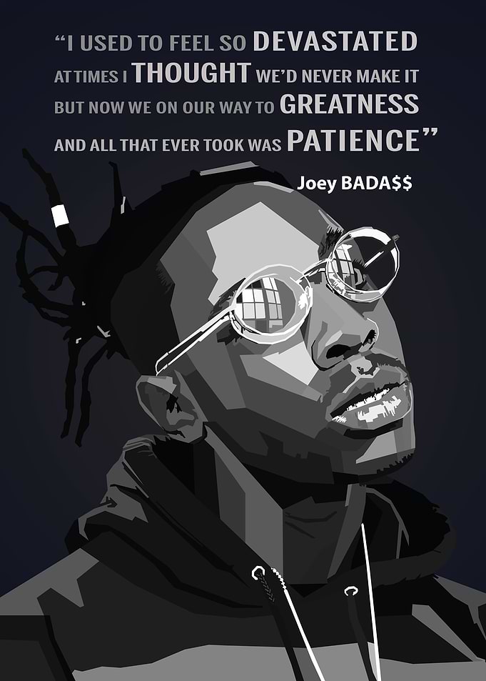 Joey Badass WPAP Pop Art