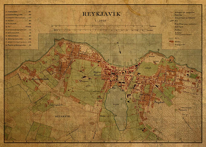 Reykjavik Iceland Map