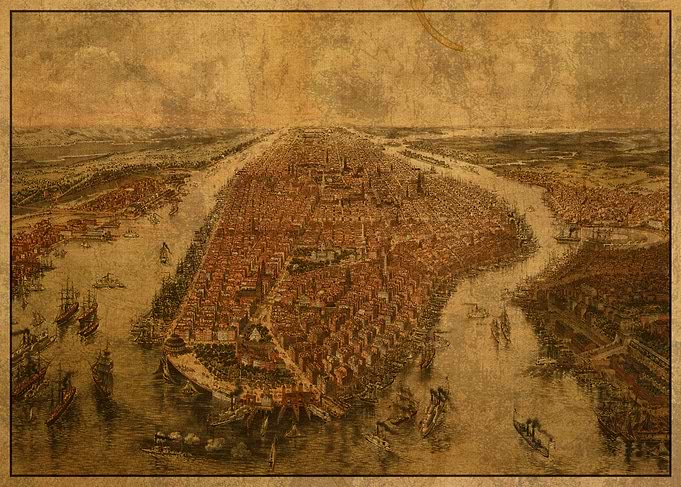 Map of Manhattan 1865