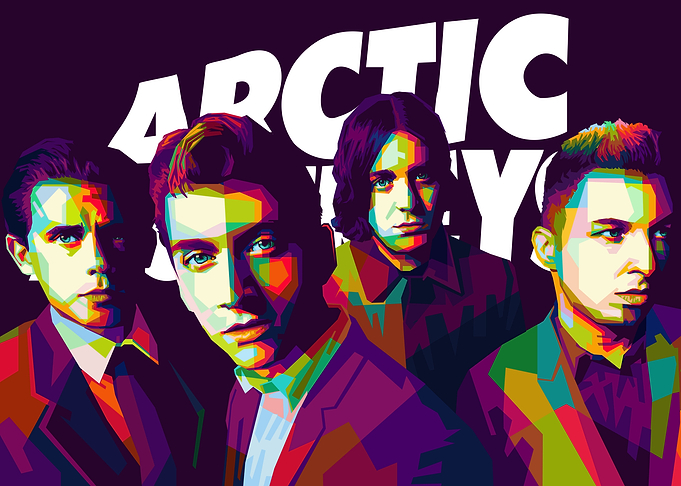 Arctic Monkeys Colorful