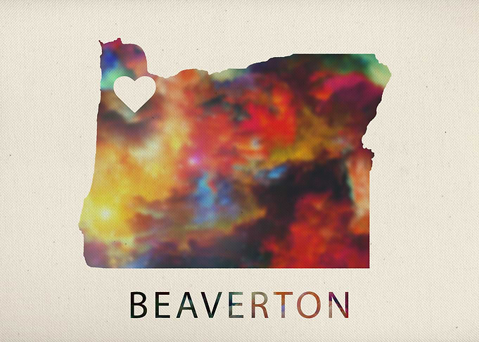 Beaverton Oregon Map