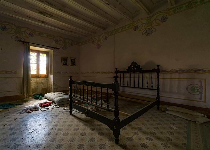 Abandoned bedroom