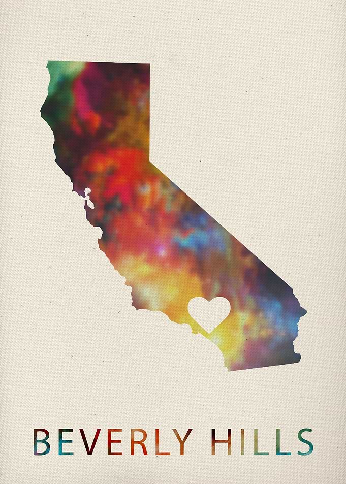 Beverly Hills Watercolor