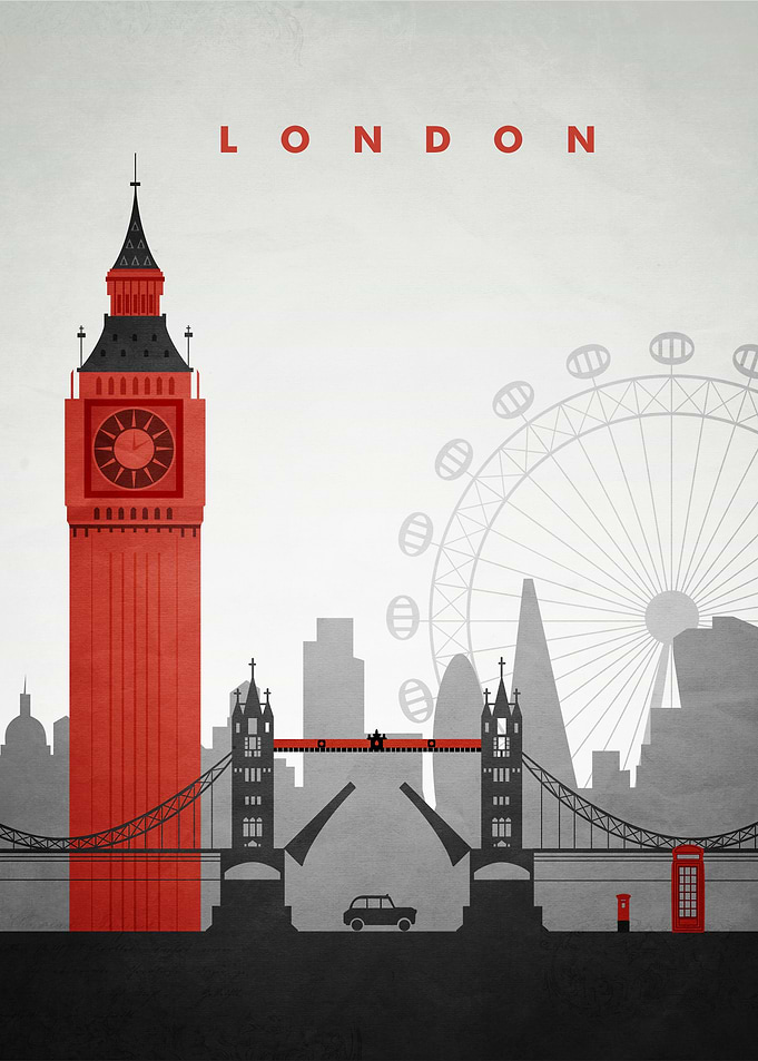 London Travel Poster