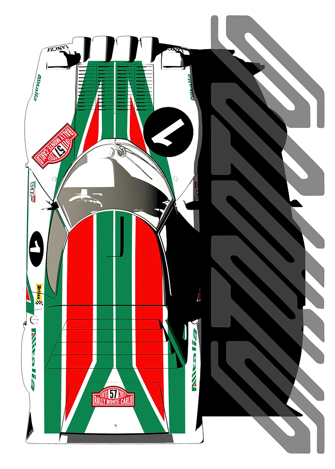 Lancia Stratos Top Profile