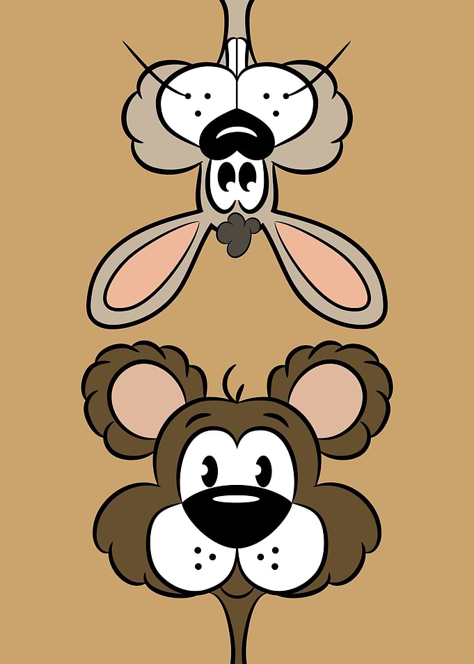 Cute and dummy animals