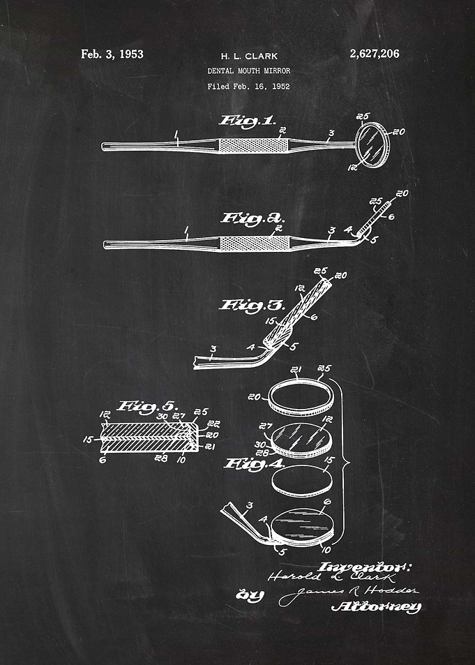 1952 Dental Mouth Mirror
