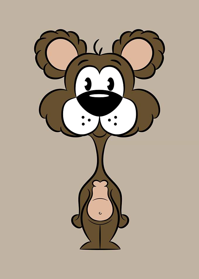Cute and dummy Bear