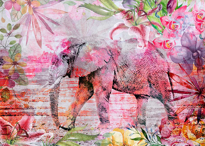 Flroal Elephant