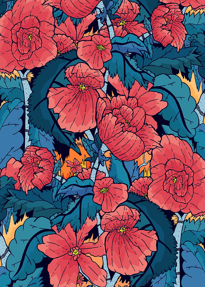 Red flowers
