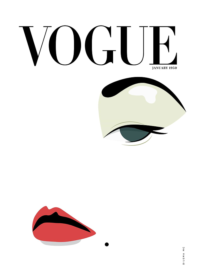 No009 VOGUE Cover Jan 1950