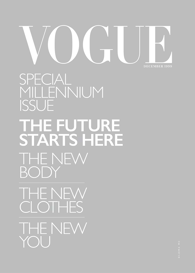 No005 VOGUE Cover DEC 1999