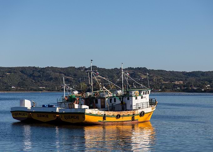 Fishing Boats in Quellon