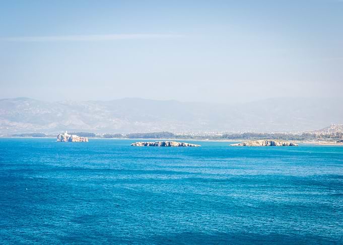 Houcima beach in summer