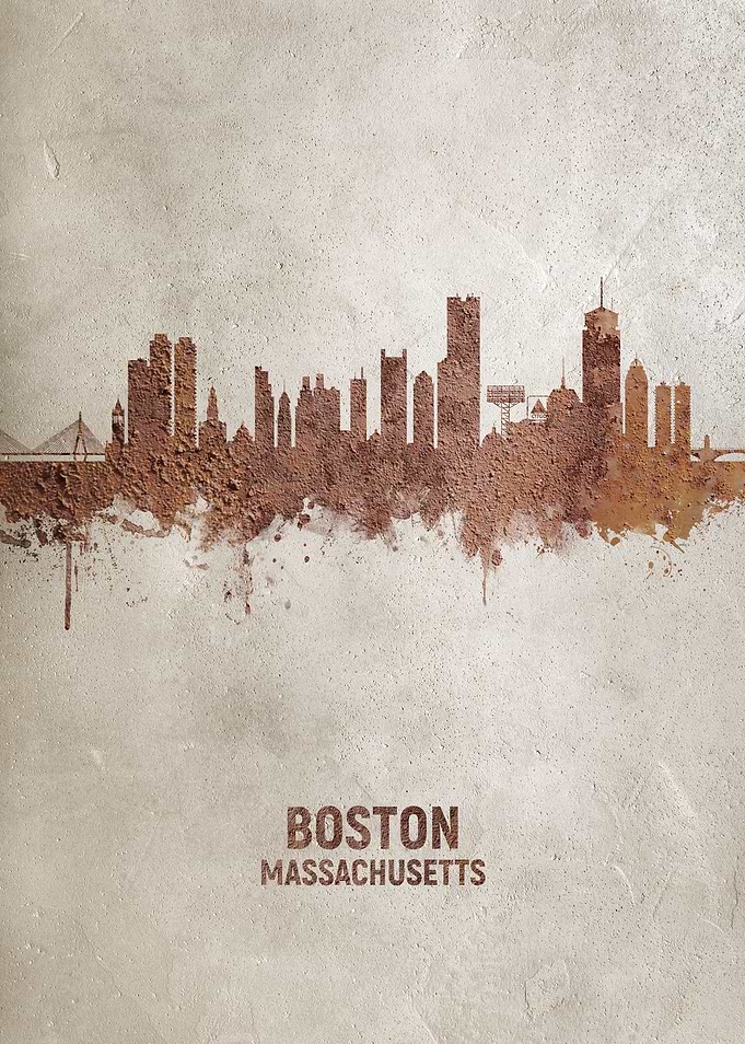 Boston Rust Skyline