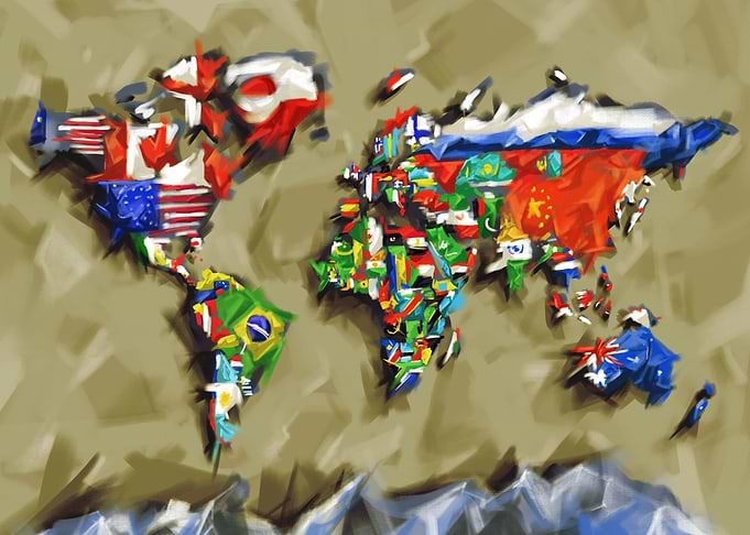 world map flags 3