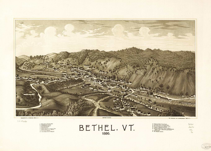 Bethel Vermont 1886