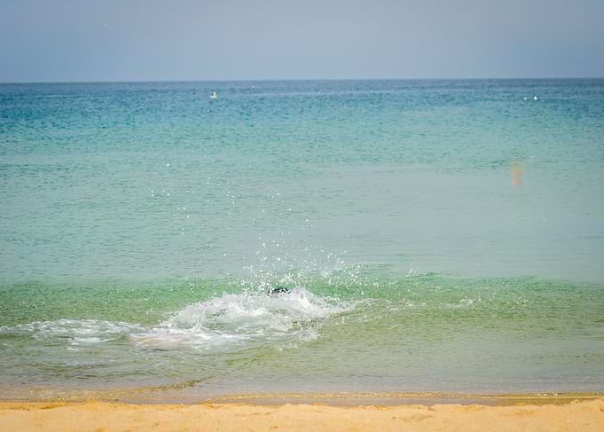 Houcima beach in summer