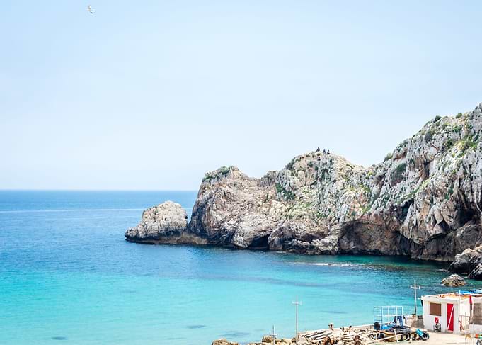 ElHoucima beach in summer