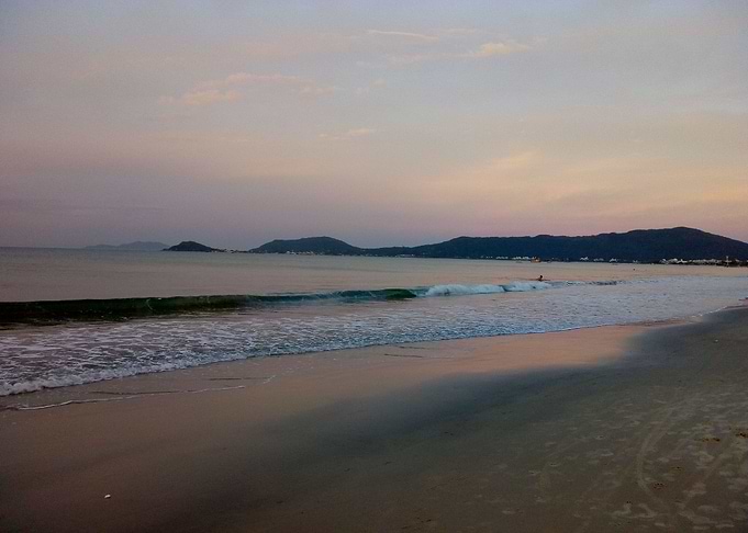 Anochece en Floripa
