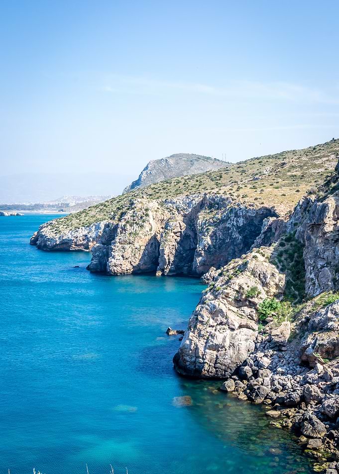 Houcima beach in summer