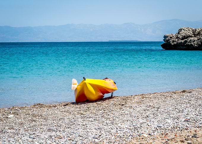 Houcima beach in summer
