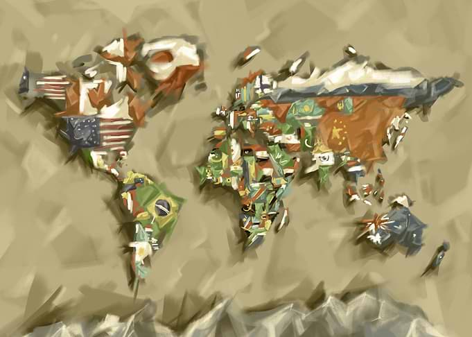 world map flags 2