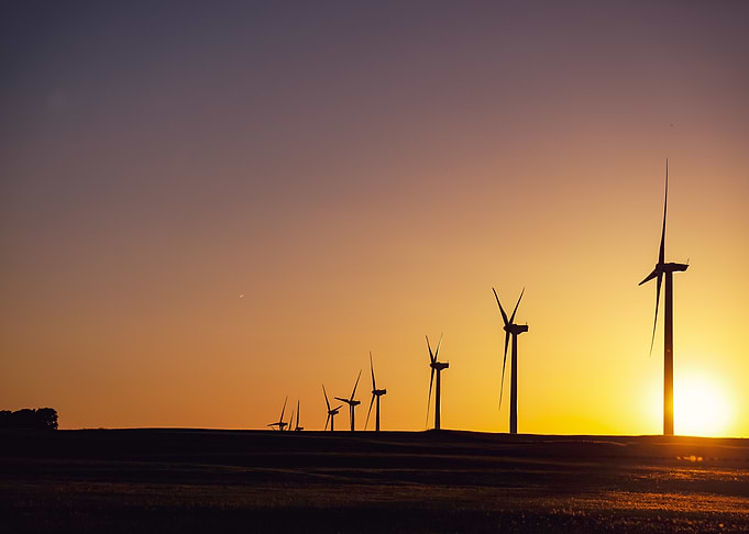 Windmill Sunset