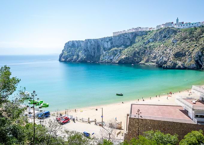 Houcima beach in summer