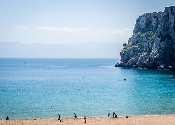 Houcima beach in summer