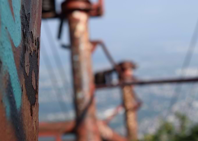 High above Sofia