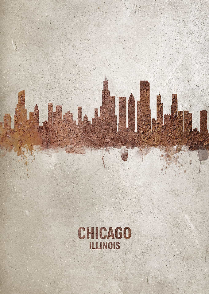 Chicago Rust Skyline