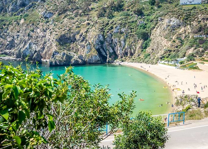 Houcima beach in summer
