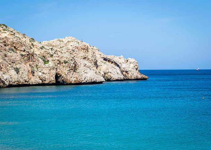Houcima beach in summer