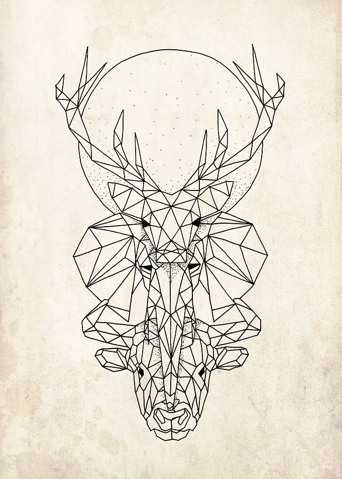 geometric animals