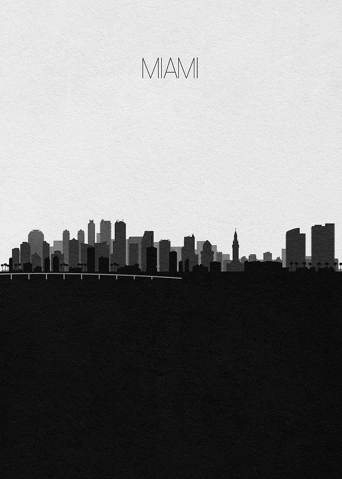 Miami Skyline, Florida