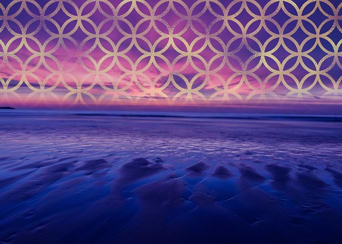 beach at night