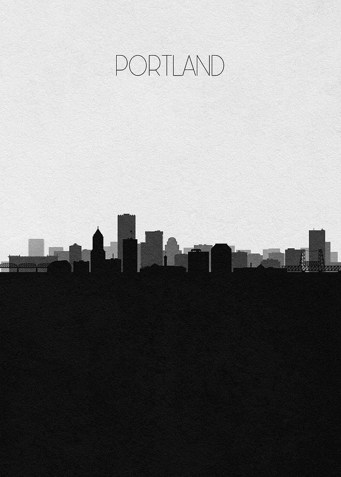 Portland Skyline, Oregon